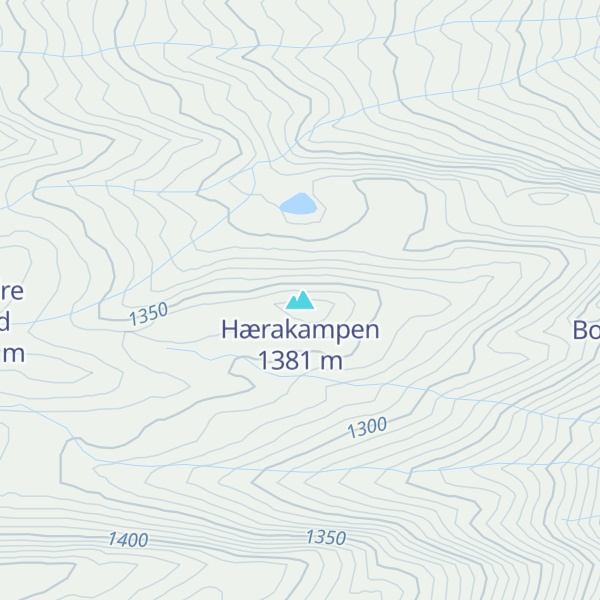 Map of Hærakampen