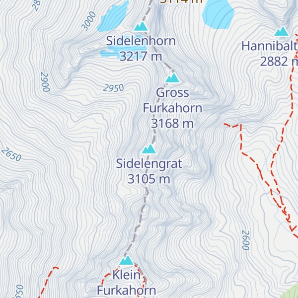 Map of Sidelengrat