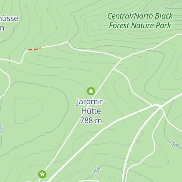 Map of Jaromir-Hütte