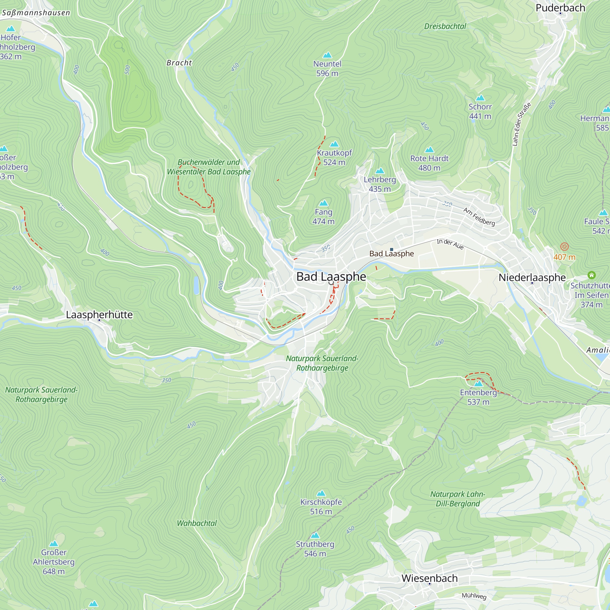 Berghaus Sieben map