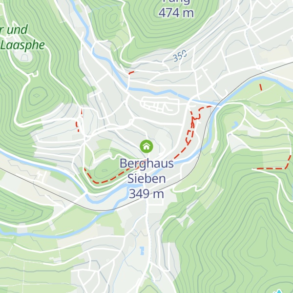 Map of Berghaus Sieben