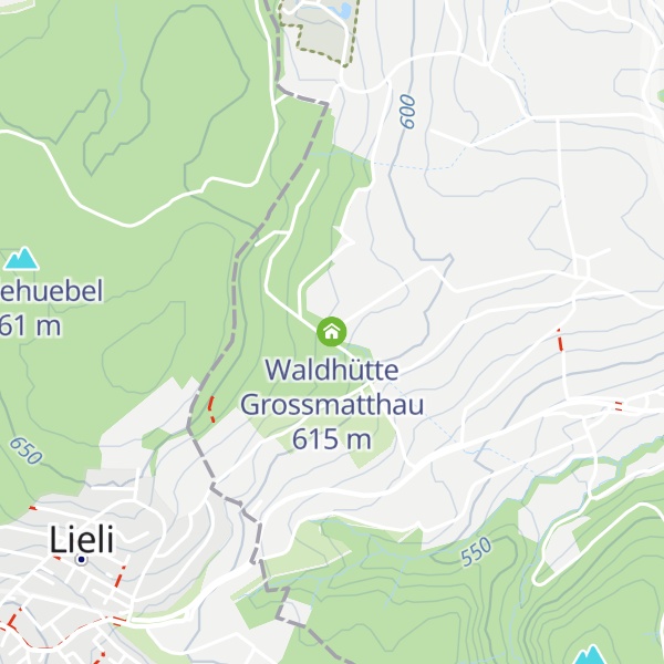 Map of Waldhütte Grossmatthau