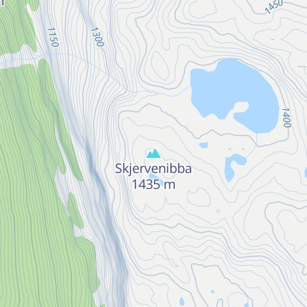 Map of Skjervenibba