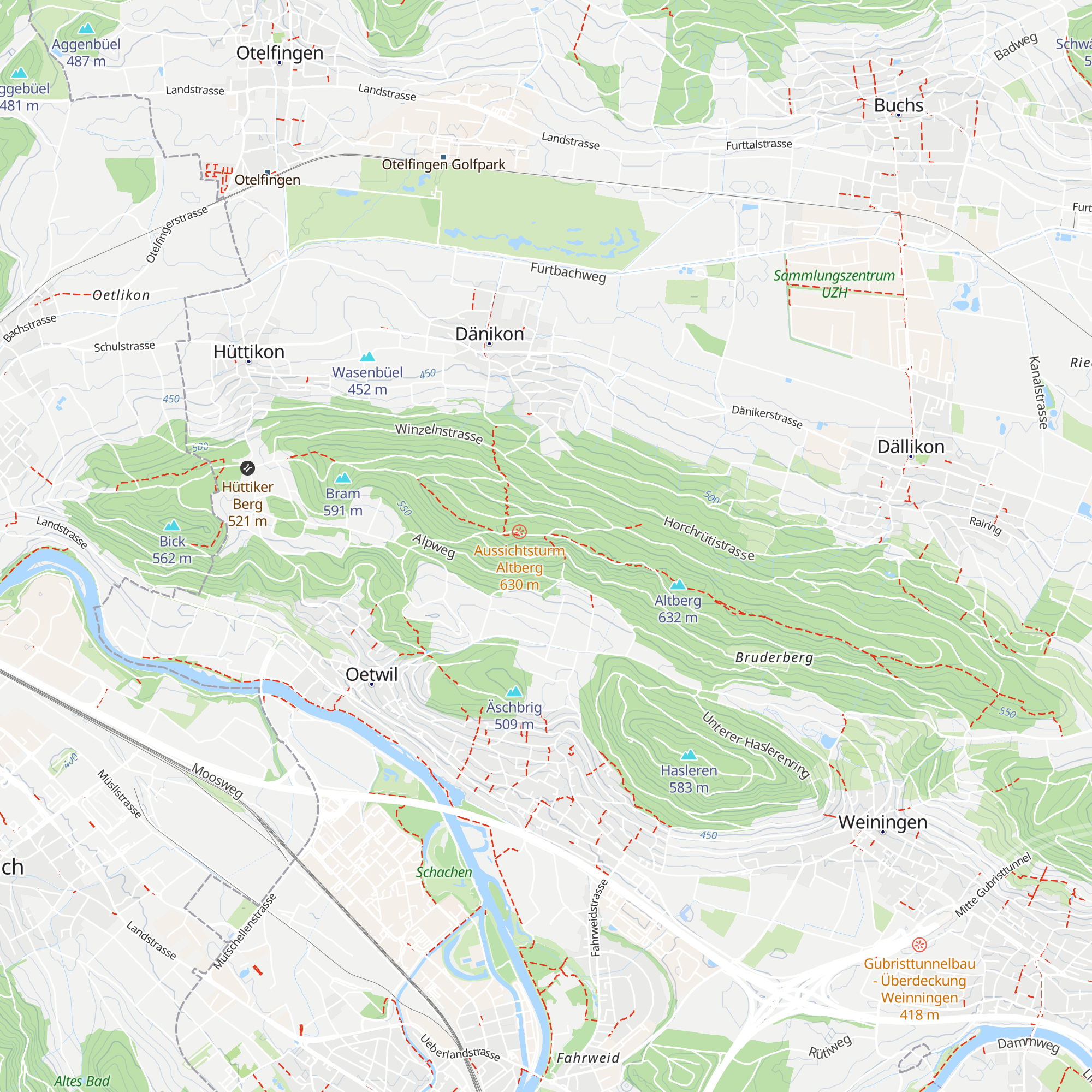 Naturfreundehütte Altberg map