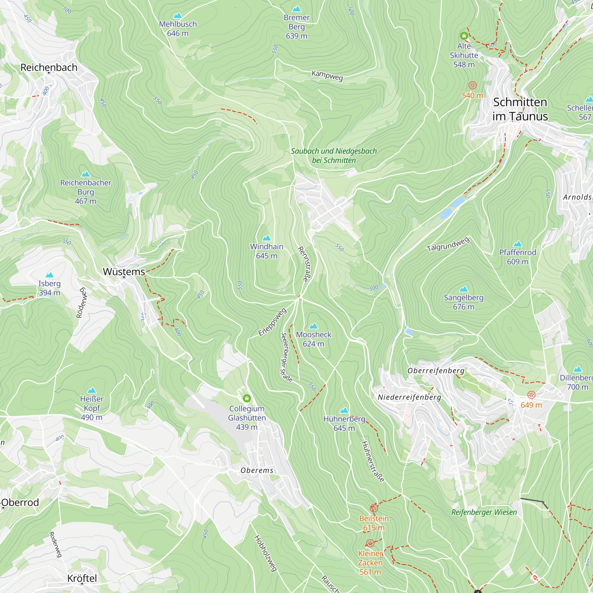 Kittelhütte map