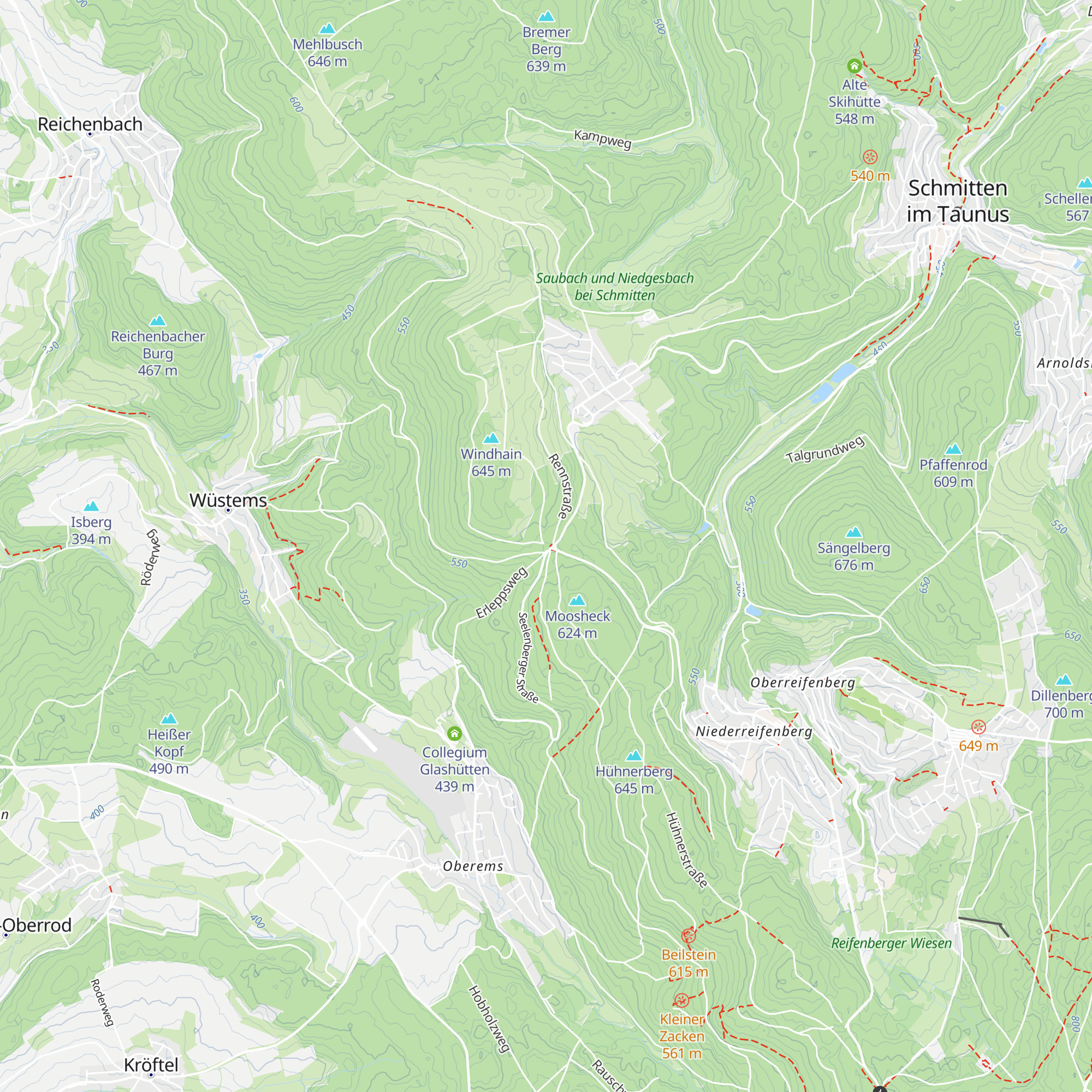Kittelhütte map