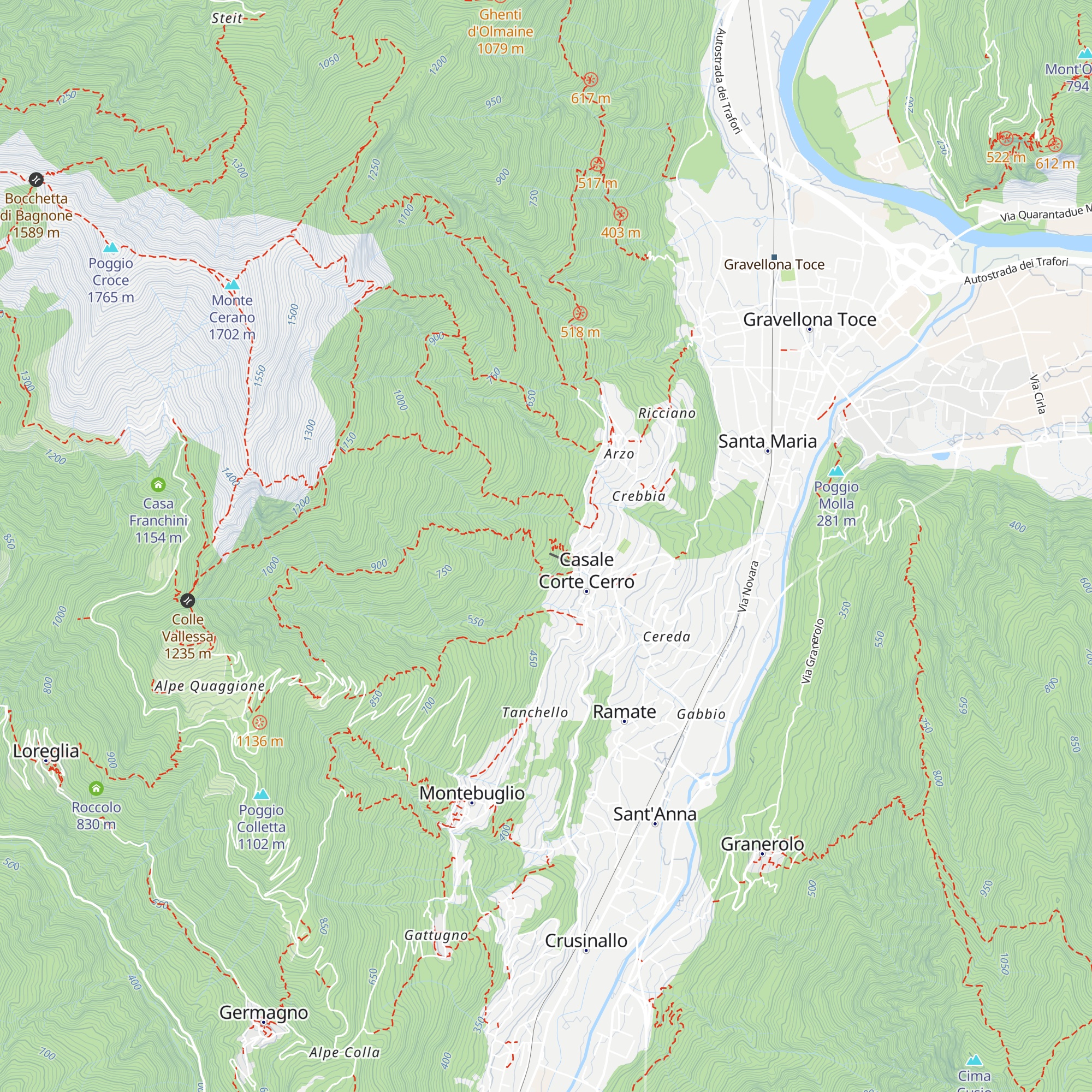 Complesso del Getsemani ex santuario map