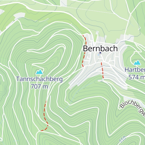 Map of Spitzweghütte