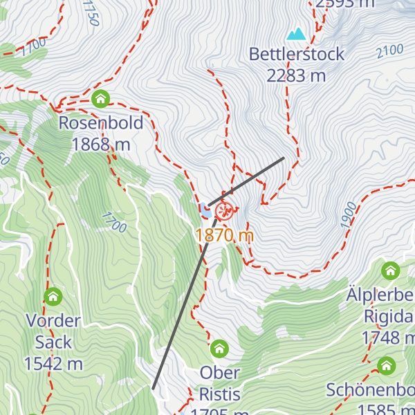 Map of Kräuterhüttli