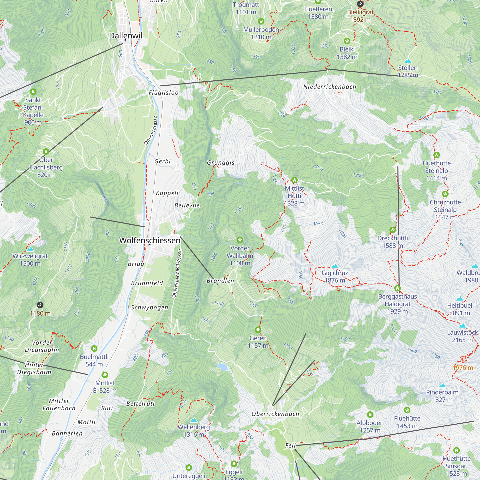Vorder Walibalm map