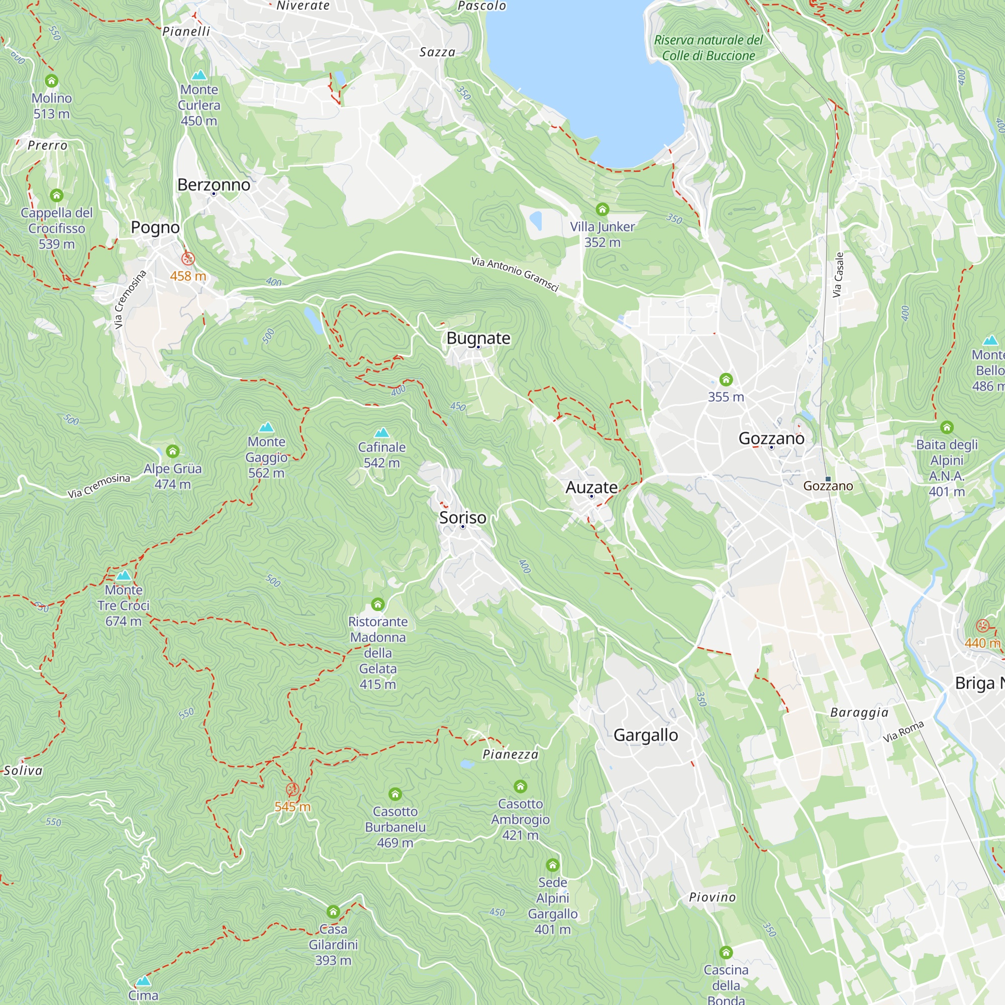 Conceria Mongini map
