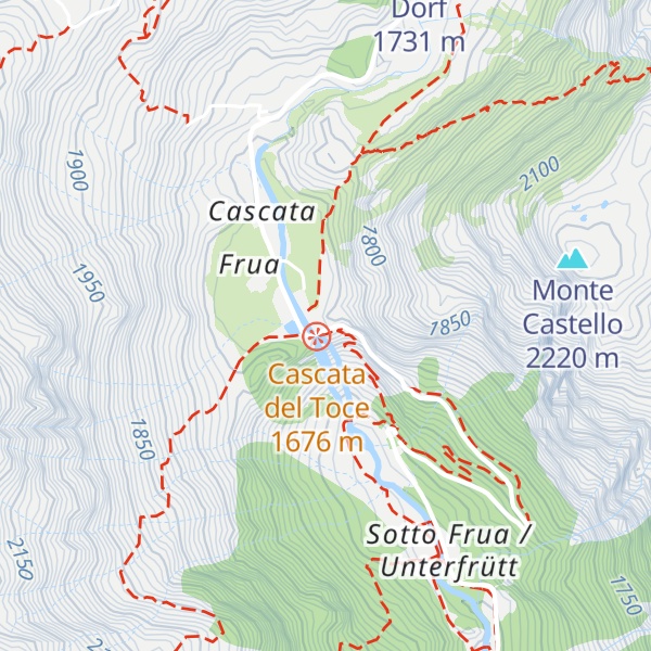 Map of Bar Ristorante Cascata del Toce