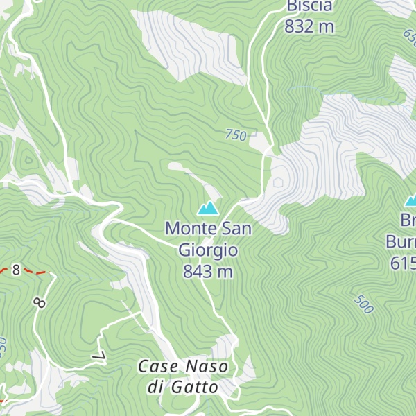Map of Monte San Giorgio