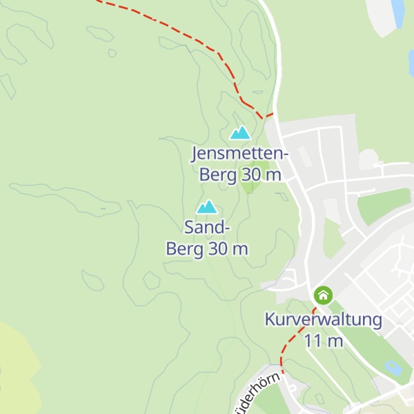 Map of Sand-Berg