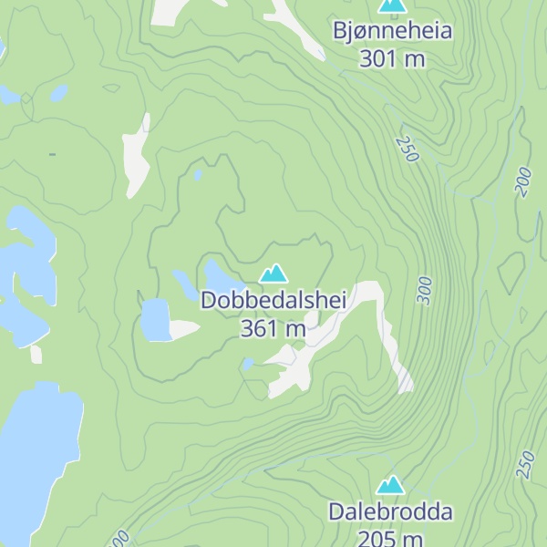Map of Dobbedalshei