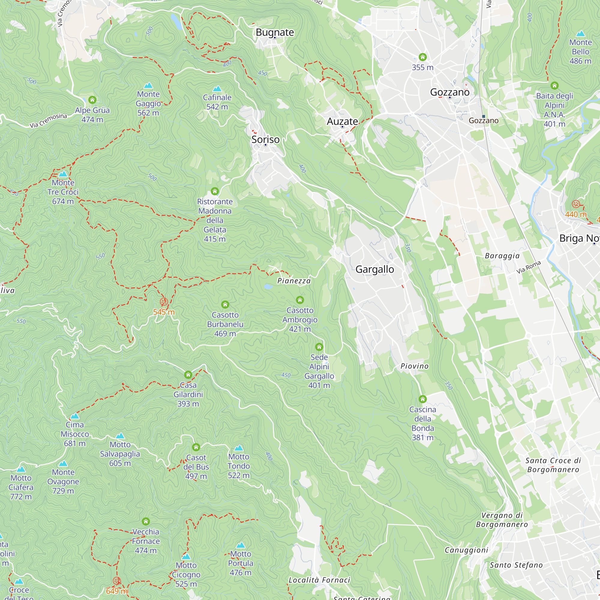 Casotto Ambrogio map
