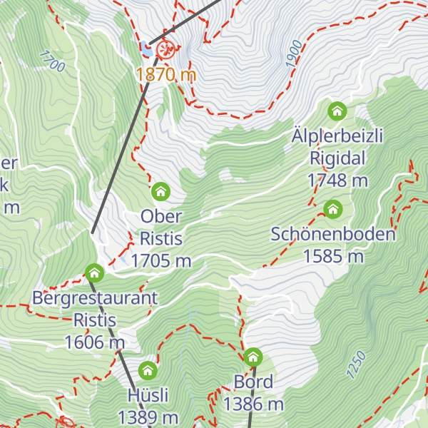 Map of Alp Oberruchweg
