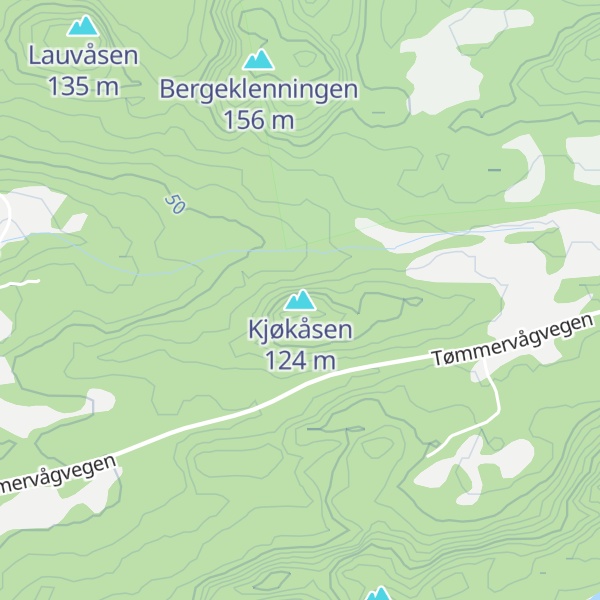 Map of Kjøkåsen