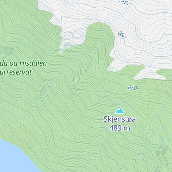 Map of Ytter Øyaslætta