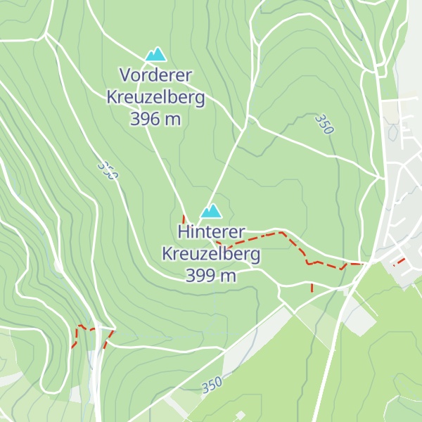 Map of Hinterer Kreuzelberg