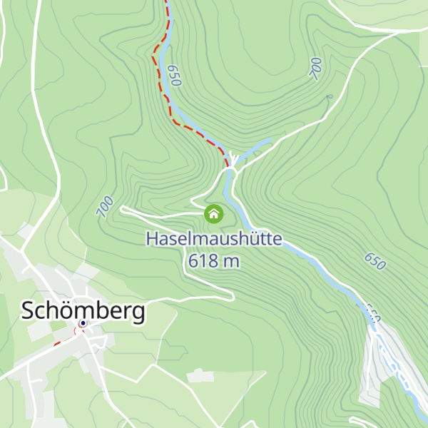 Map of Haselmaushütte