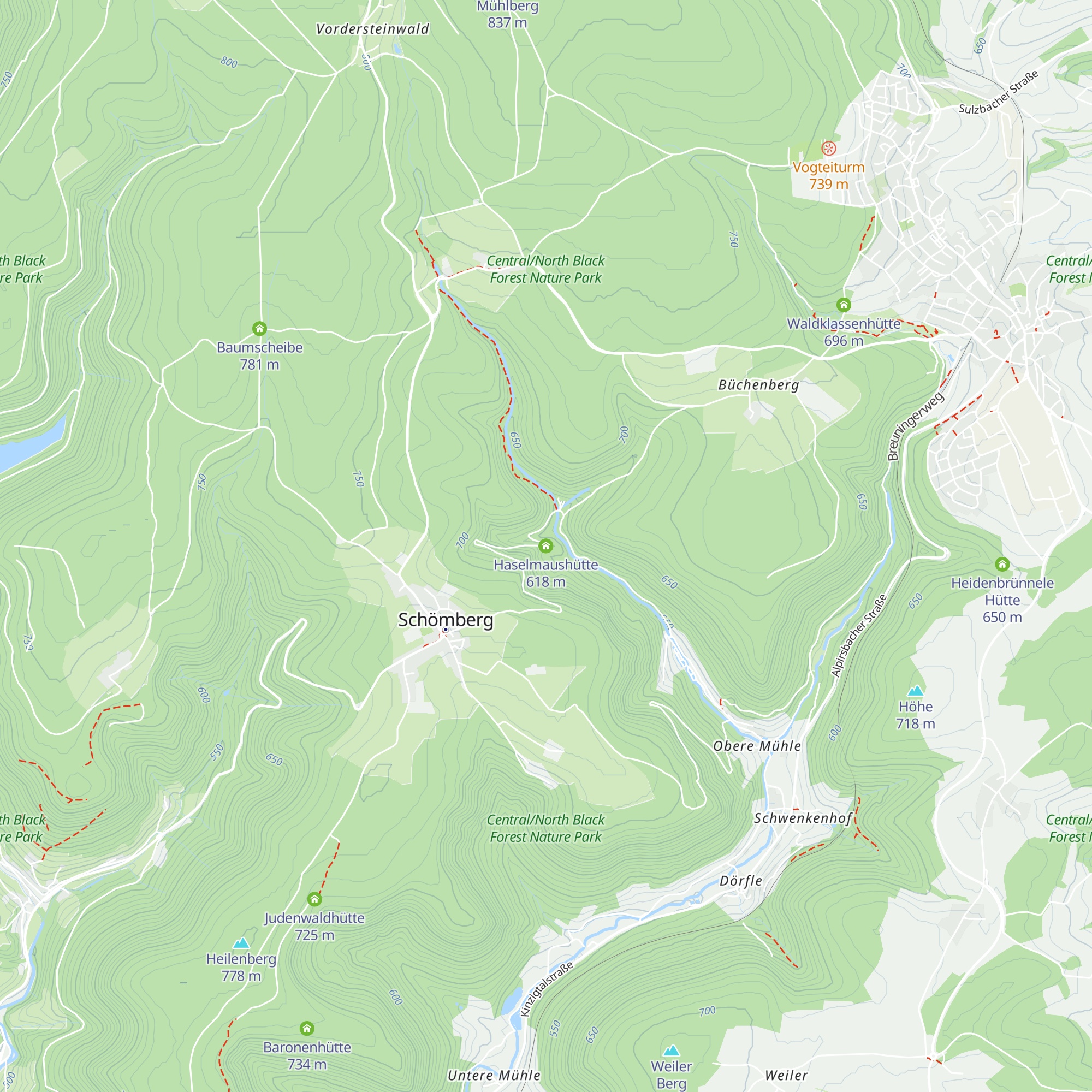 Haselmaushütte map