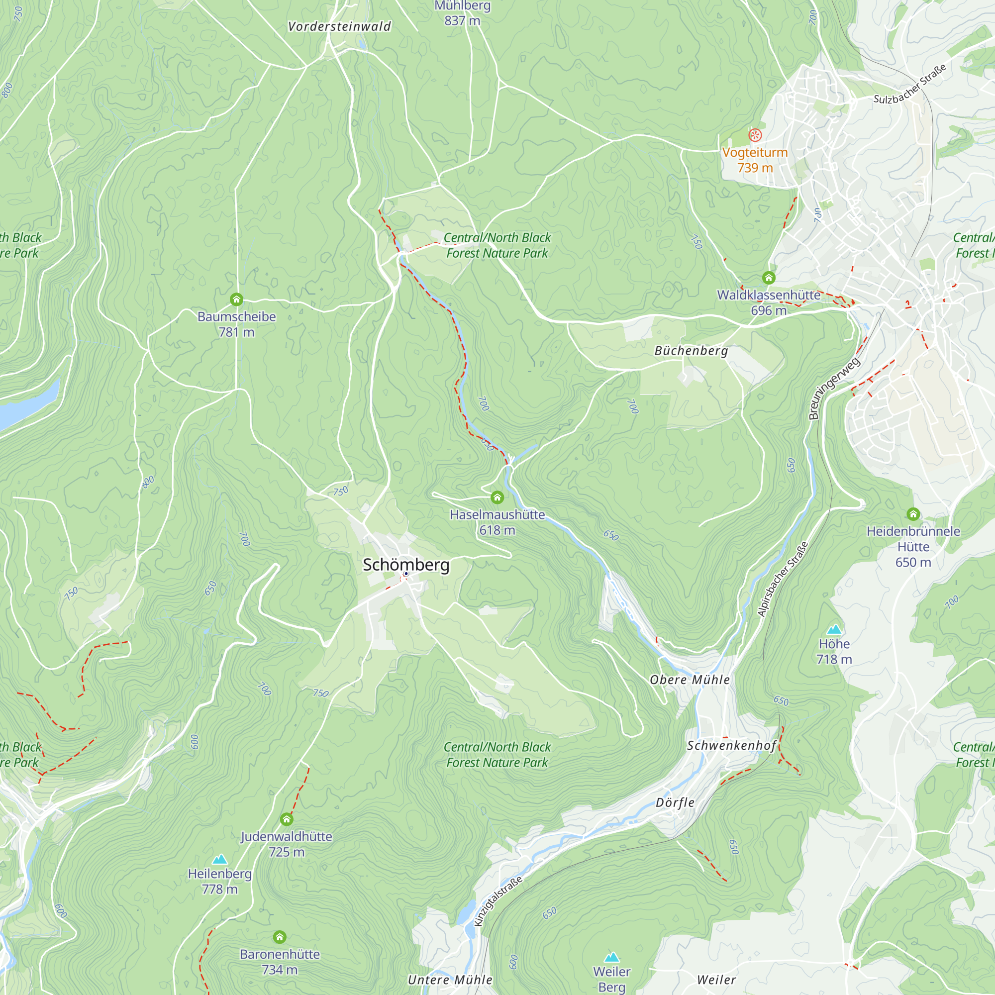 Haselmaushütte map