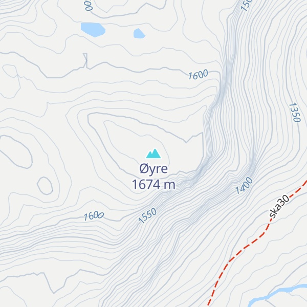 Map of Øyre
