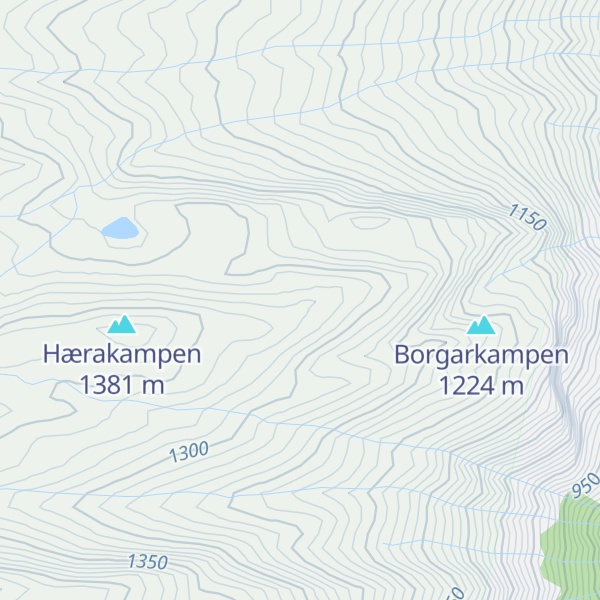 Map of Åmillomknubben
