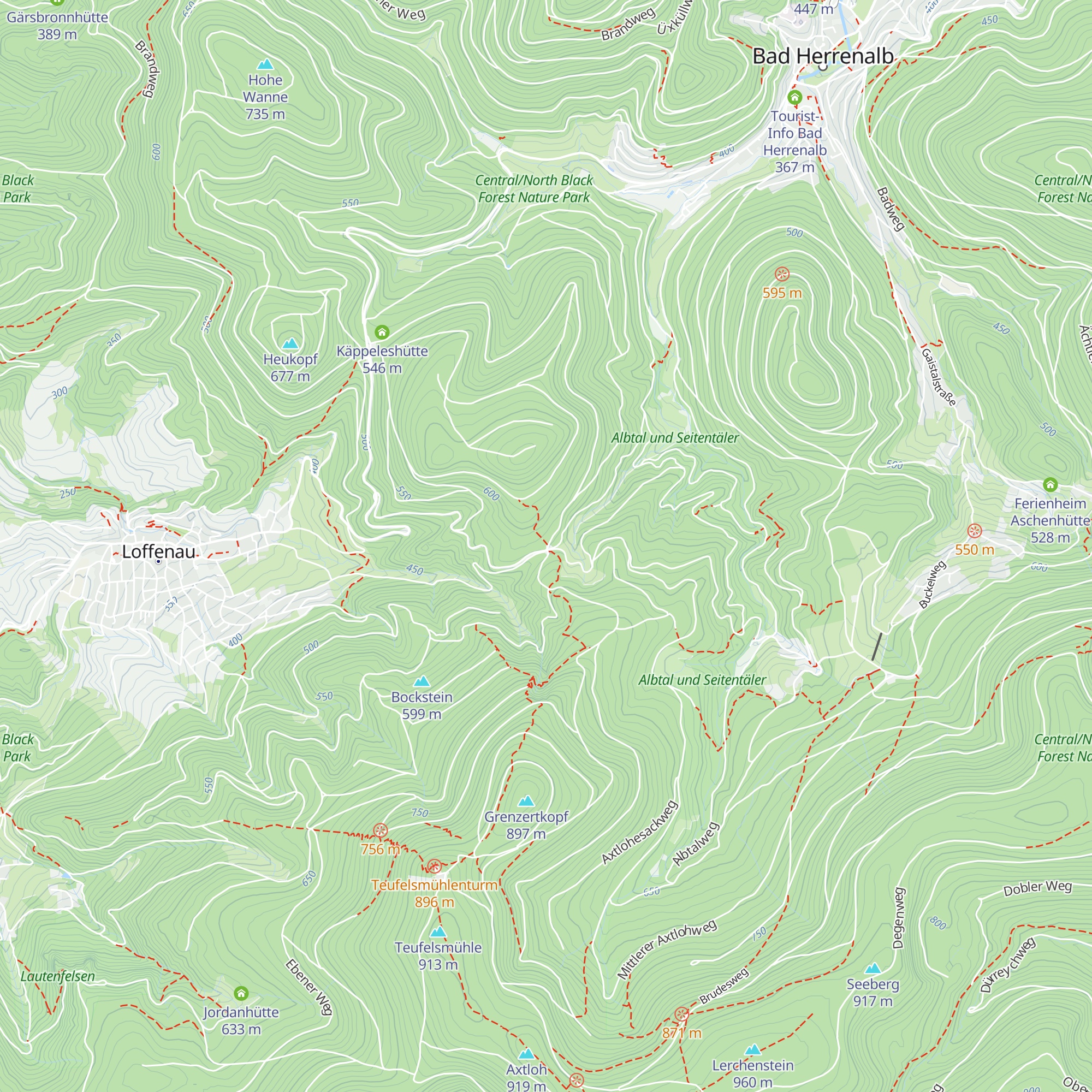 Rißwasenhütte map