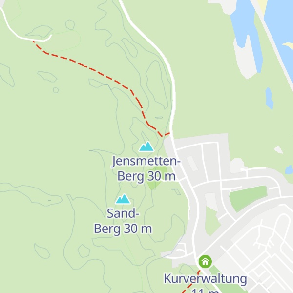 Map of Jensmetten-Berg