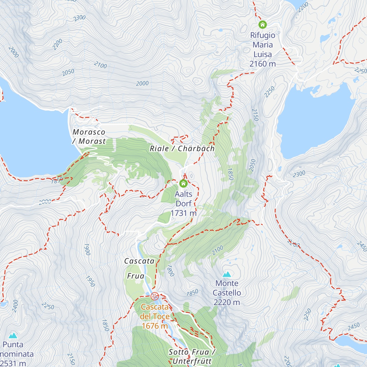 Aalts Dorf map