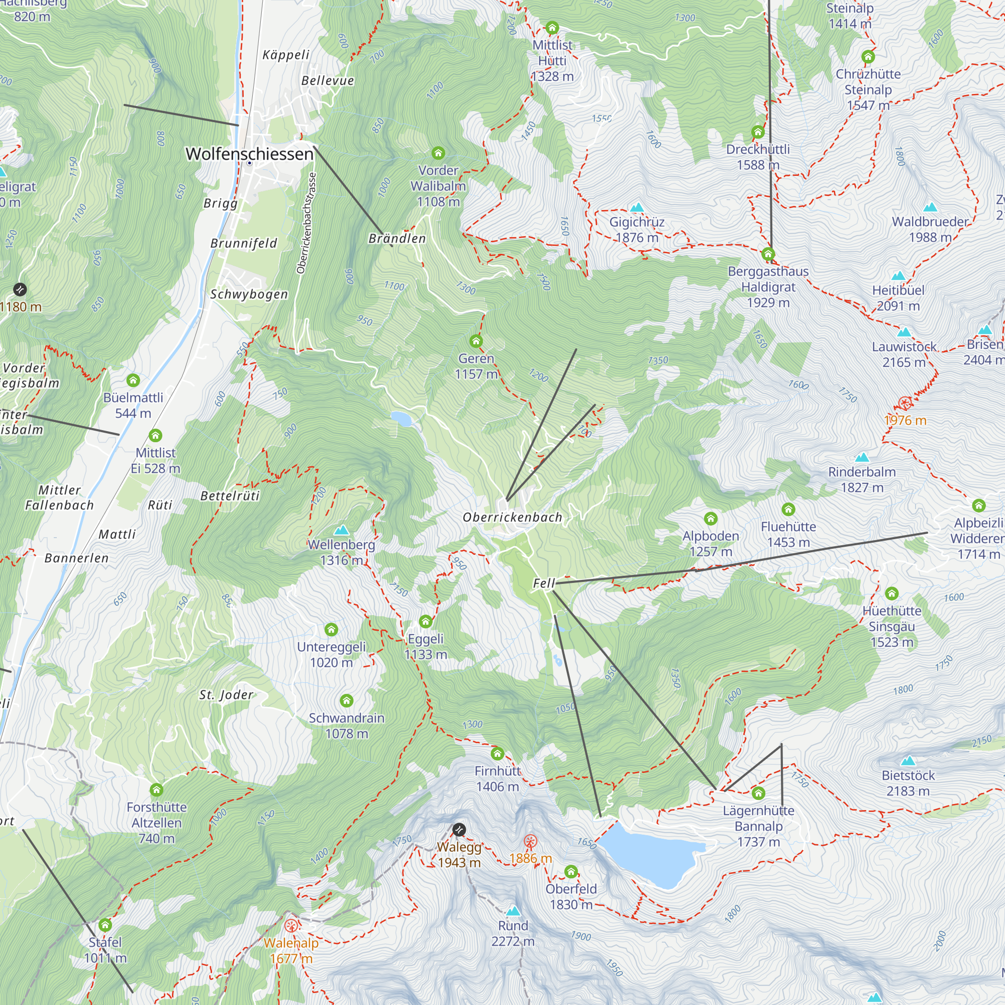 Gasthaus zur Post map