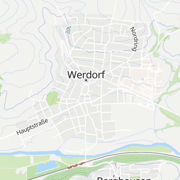 Map of Schloß Werdorf