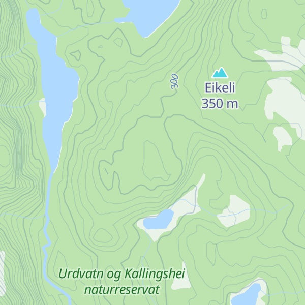 Map of Eiklibråtet
