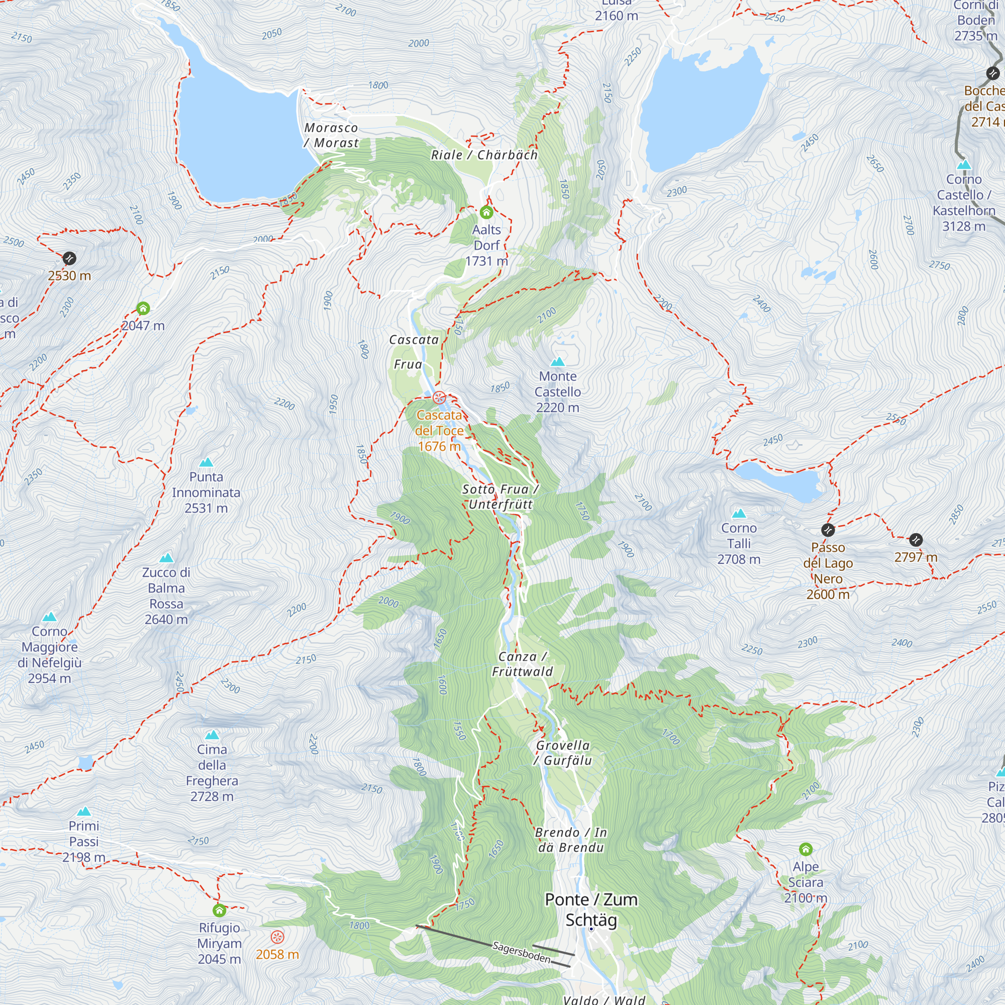 Ex casa del direttore map