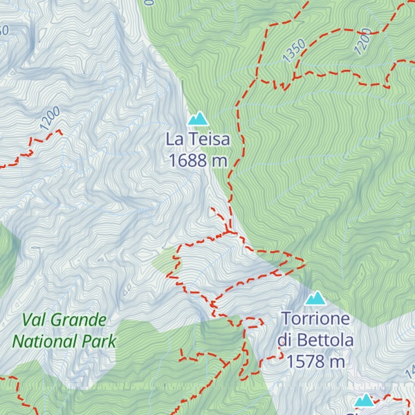 Map of Pizzo Sautì