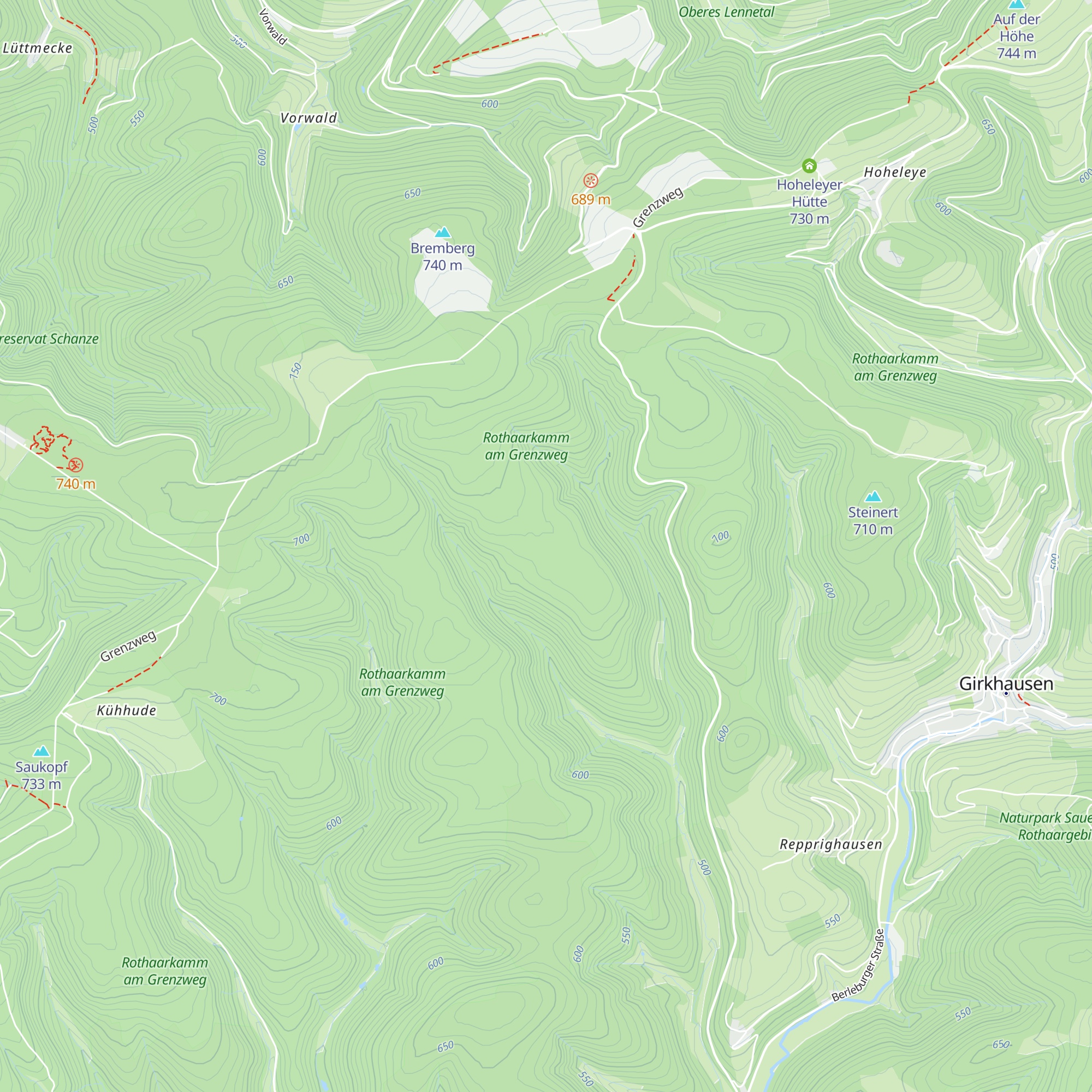 Helmut's Hütte map