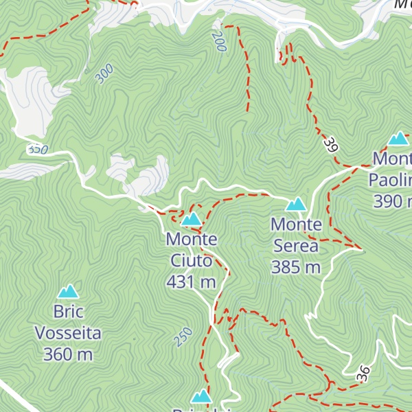 Map of Forte Ciuto