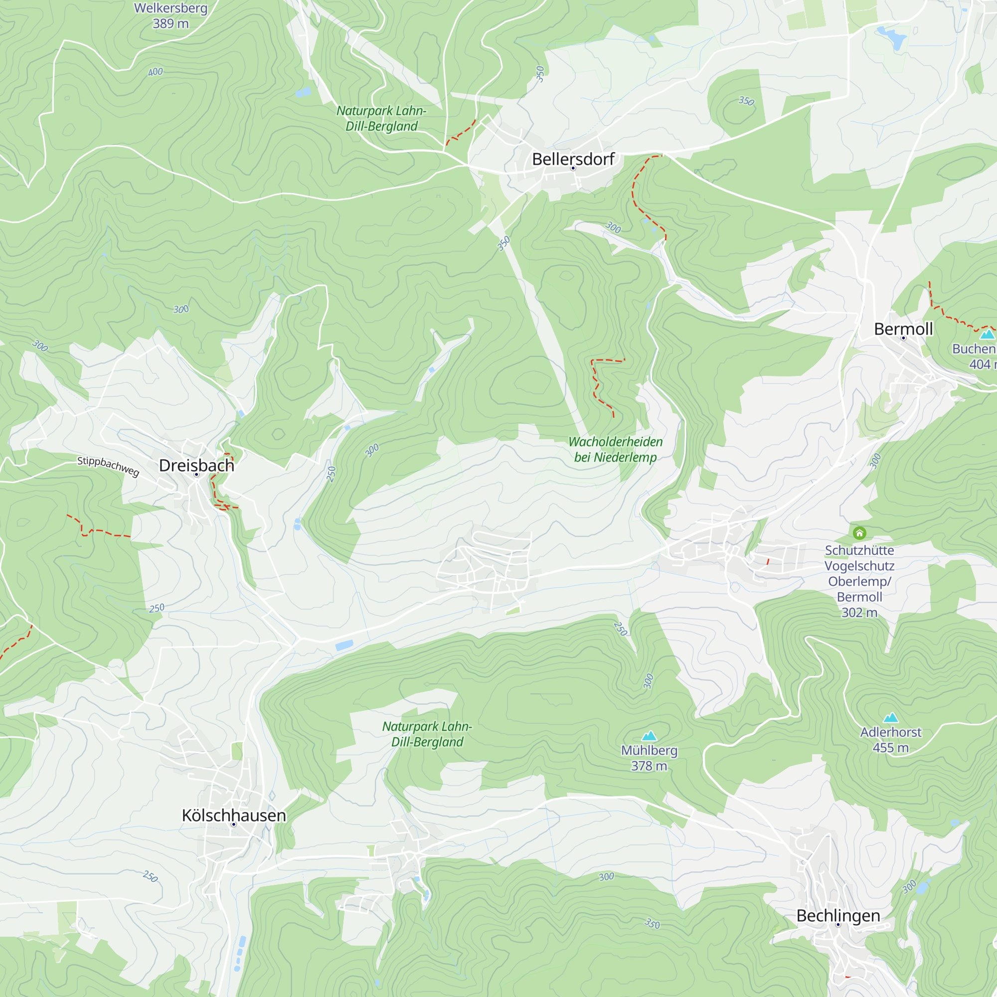 Grillhütte Niederlemp map