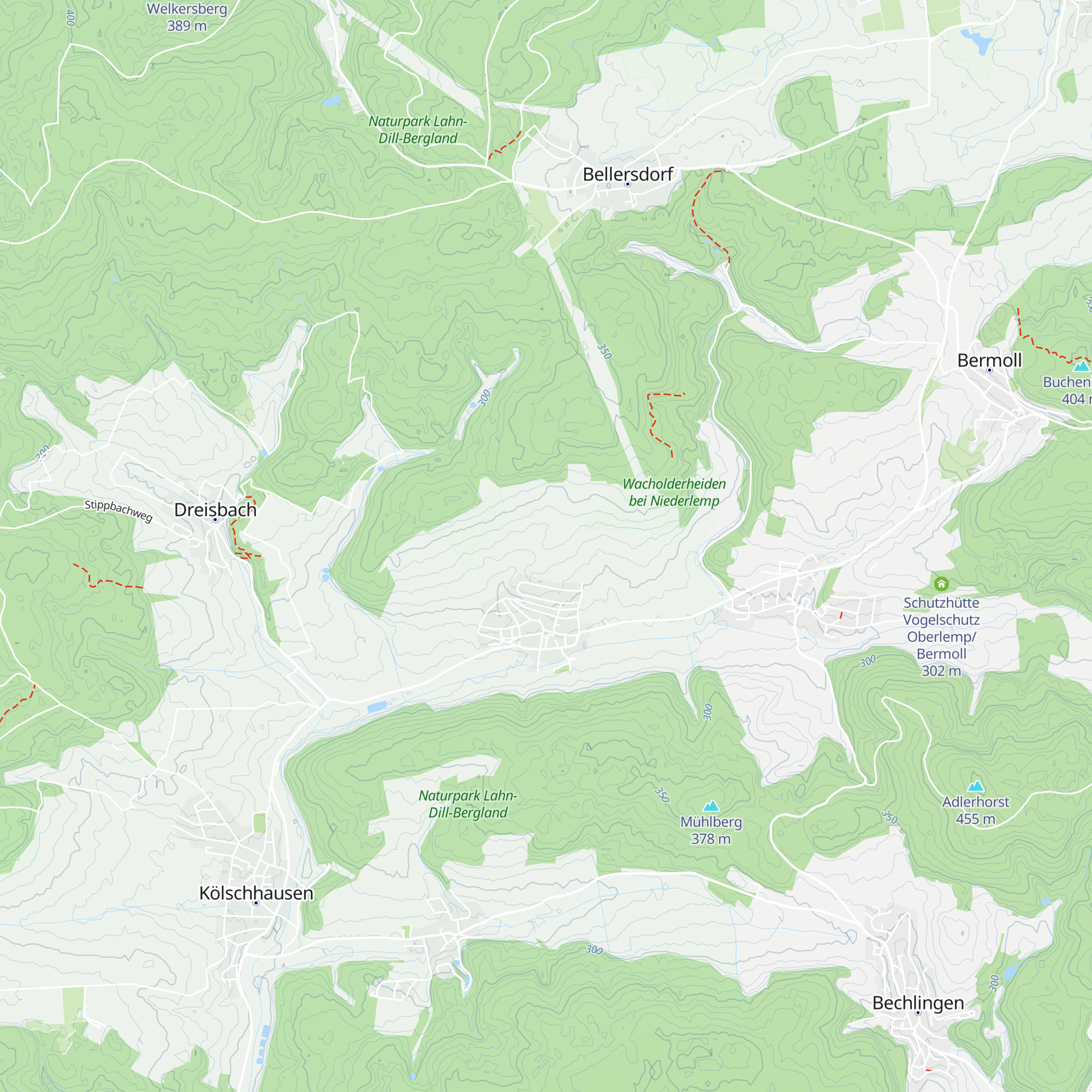 Grillhütte Niederlemp map