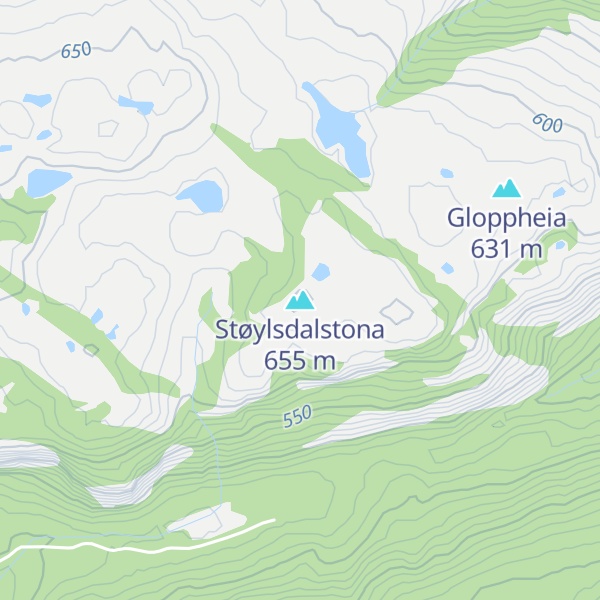 Map of Støylsdalstona