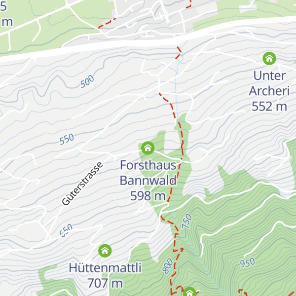 Map of Forsthaus Bannwald