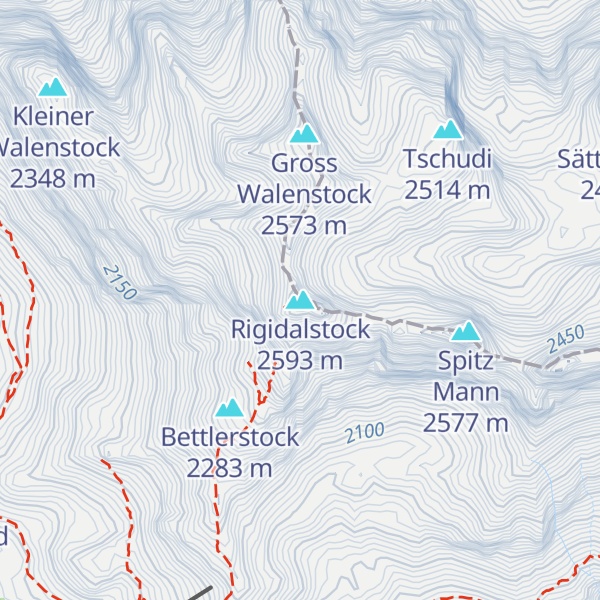 Map of Rigidalstock