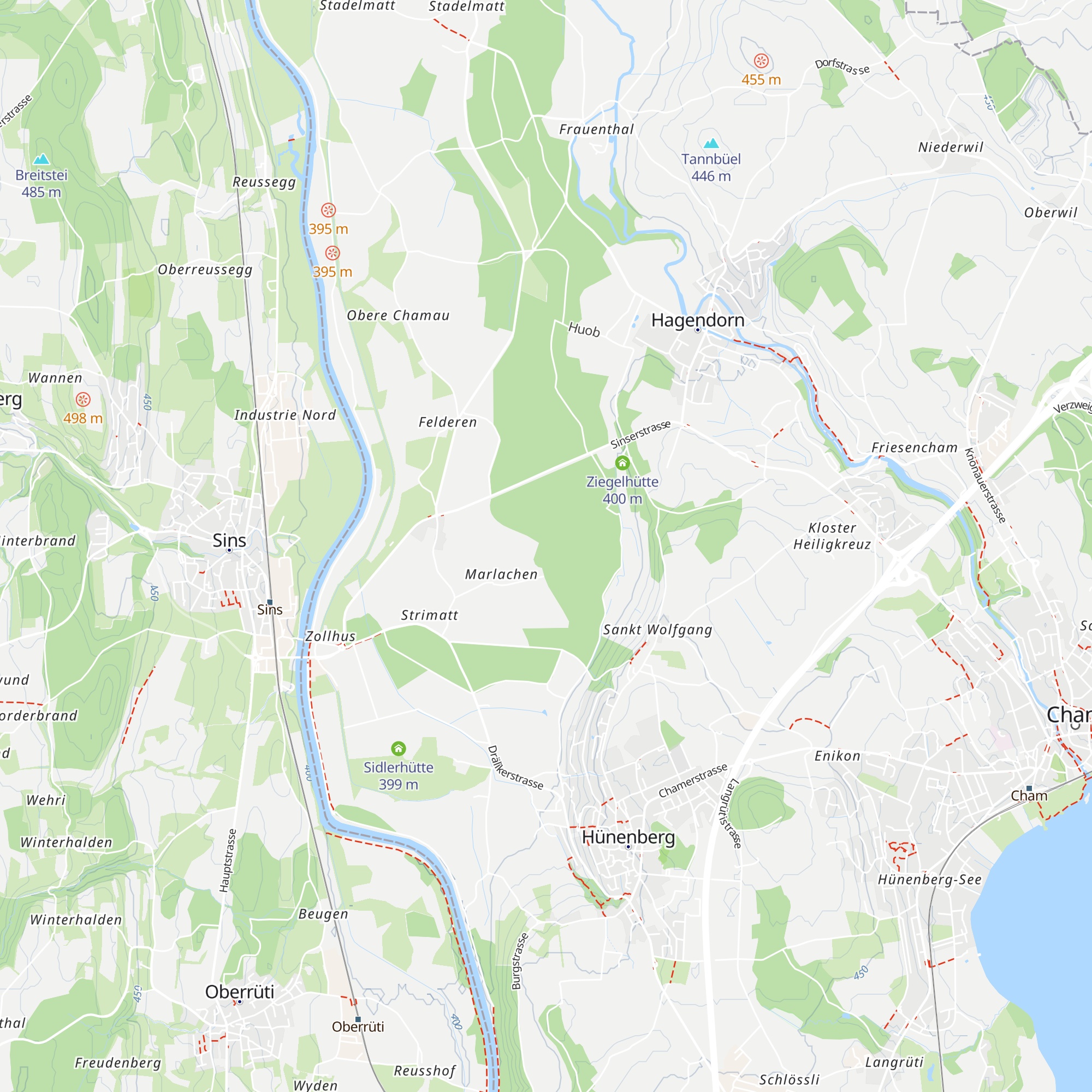 Eichweidhütte map