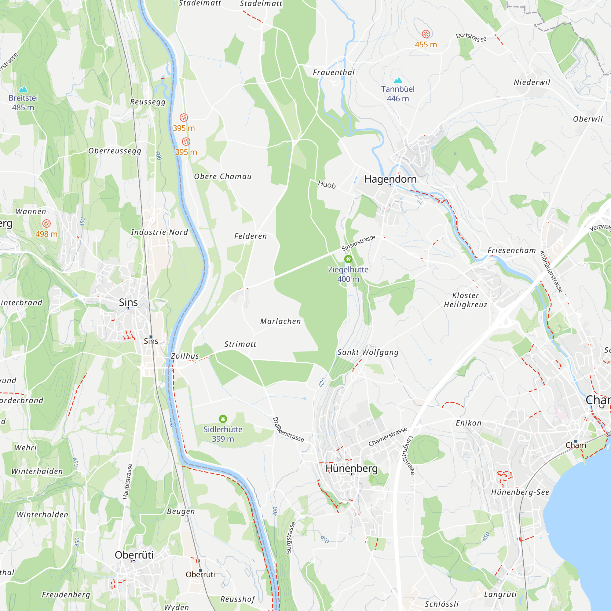 Eichweidhütte map