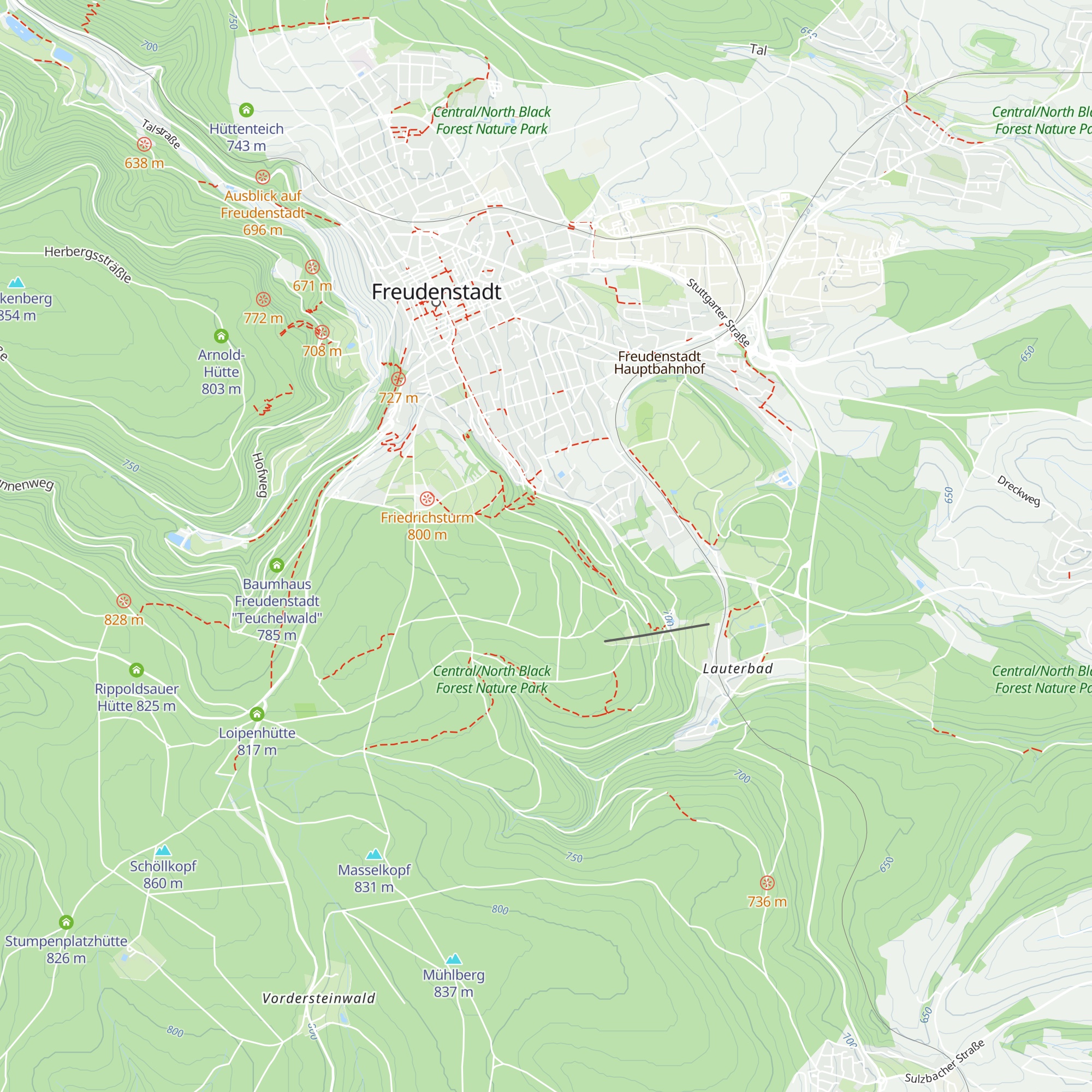 Logenhütte map