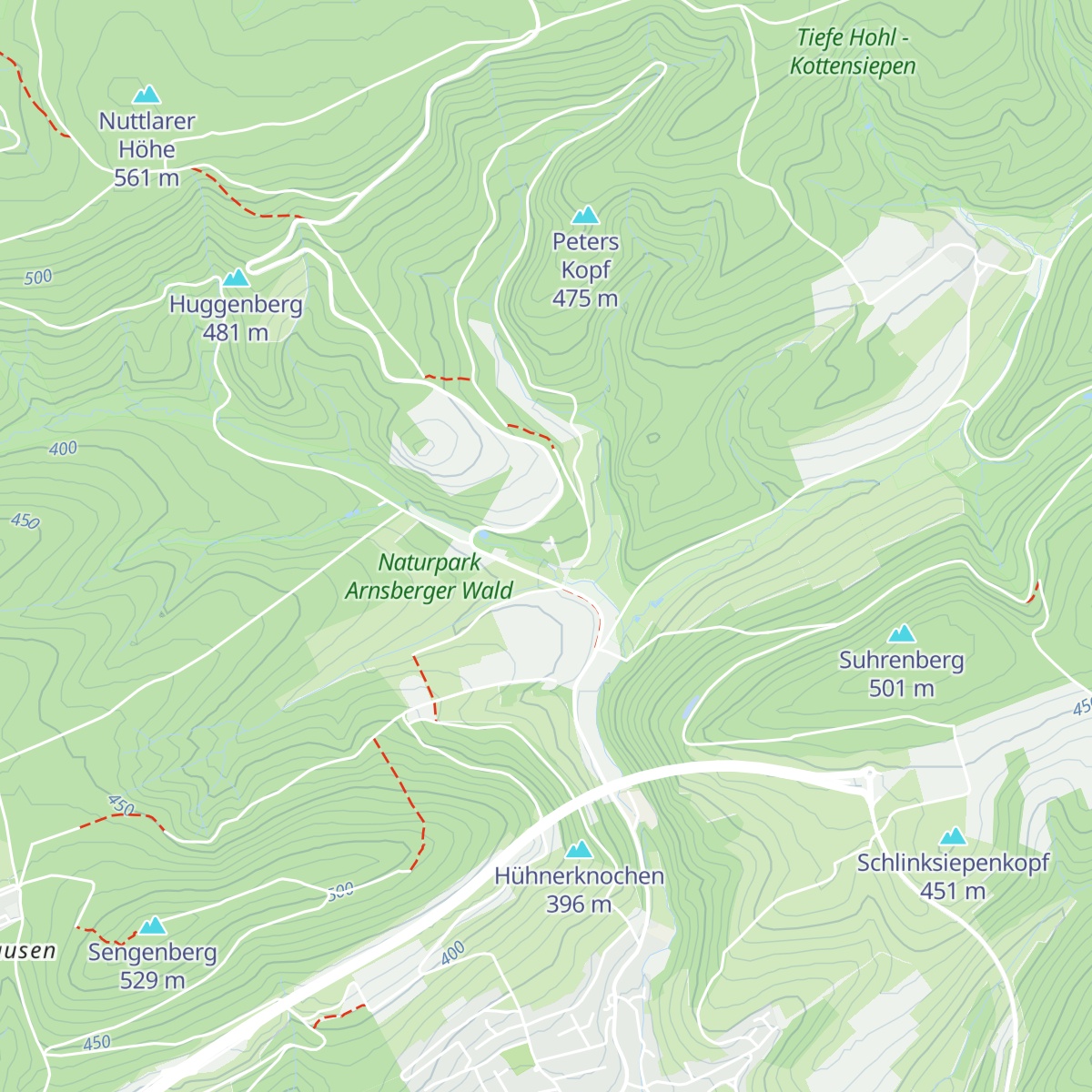 Evenkopfhütte map