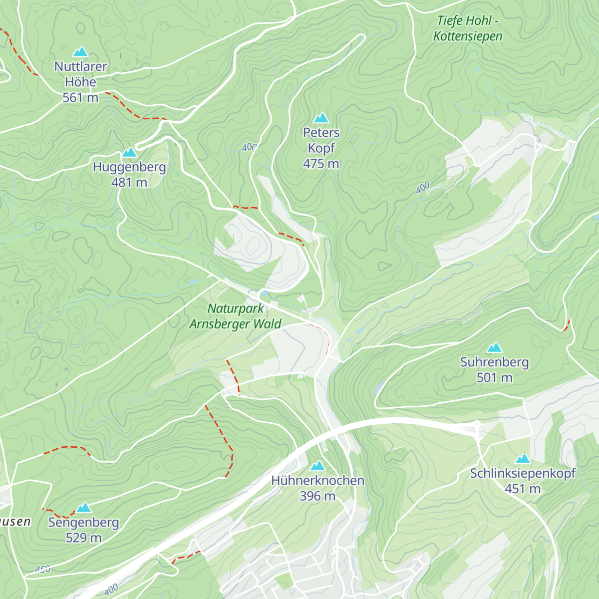 Evenkopfhütte map