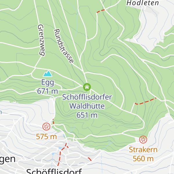 Map of Schöfflisdorfer Waldhütte